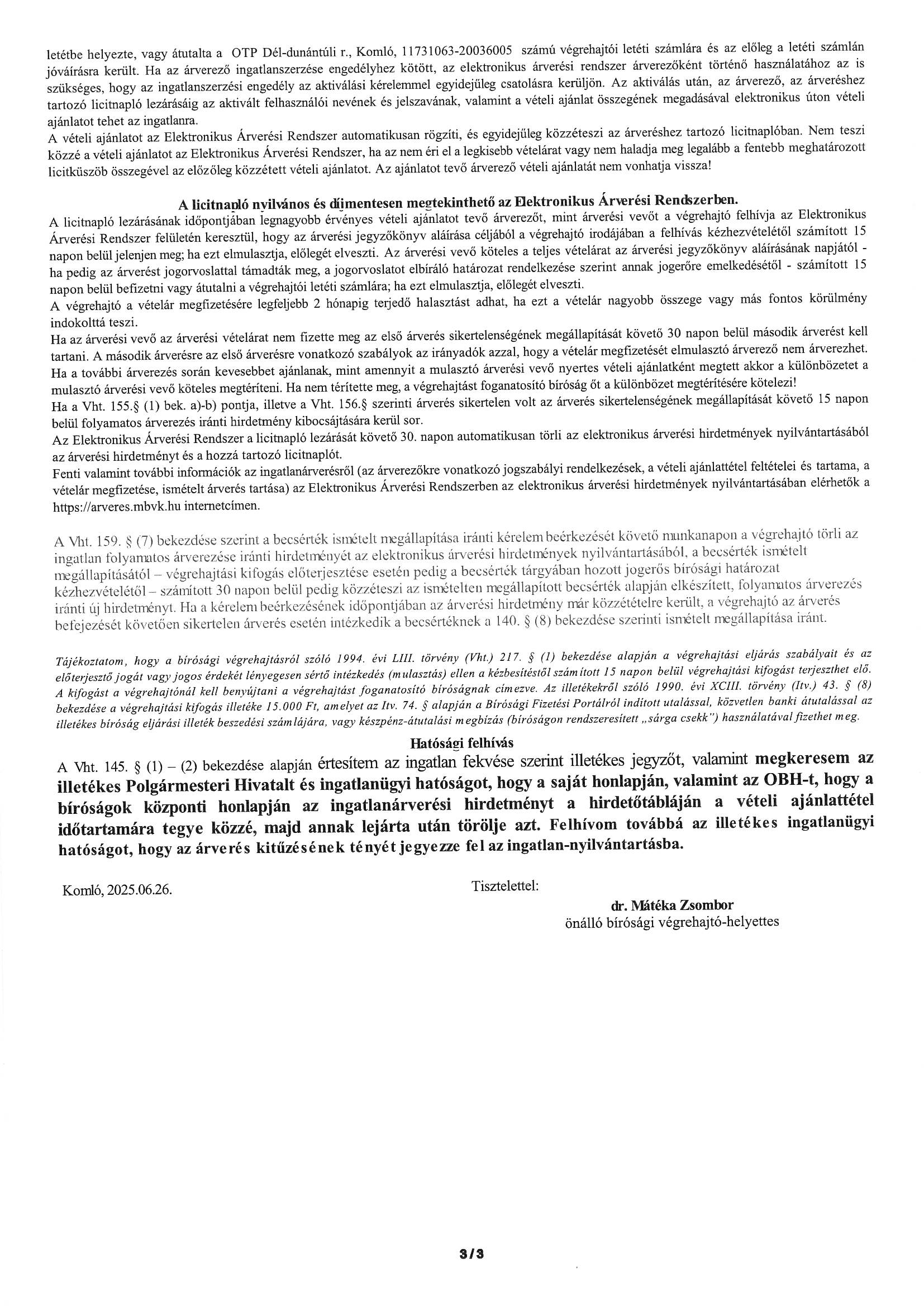 hirdetmény 3